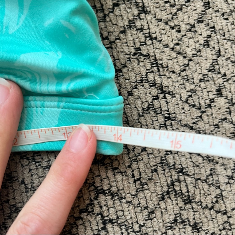 Gymshark Bright Turquoise Print Power Sports Bra - Picture 10 of 10